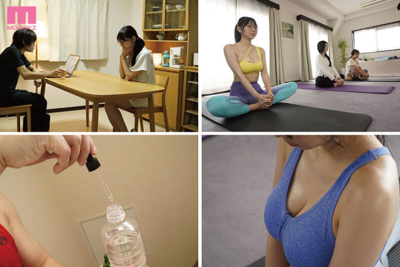 中出し妊活ヨガ教室-媚薬と排卵誘発剤で汗だくでイカされ続けた地味スレンダー巨乳若妻- 百田光稀 1枚目