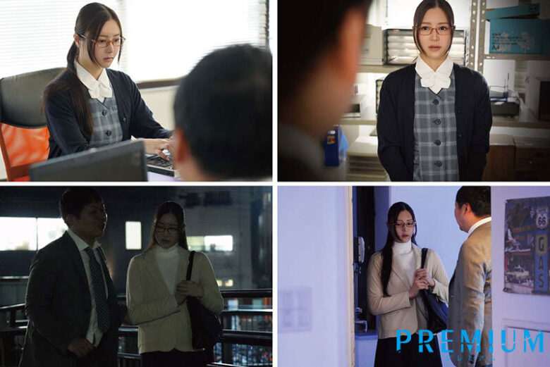 窓際社員で出世も見込めないのに性欲だけ異常に強い俺が職場の地味メガネ経理をお持ち帰りしたら…目つきが豹変！ドスケベ本性晒しエグい性欲で強●的に精子搾られ続けた…。 白峰ミウ 1枚目